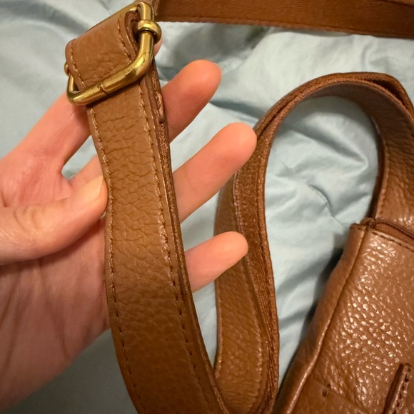 Fossil Brown Leather Crossbody Bag - Picture 5 of 10